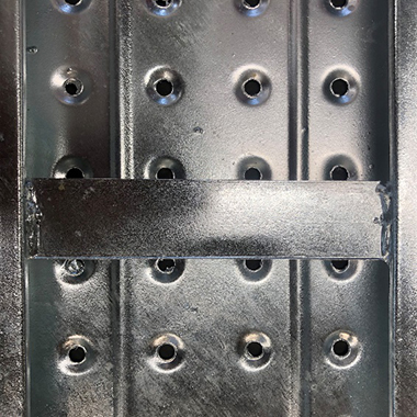 Tablero de paseo de acero para andamios de 240x45x1,8 mm
