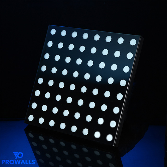 حلبة رقص رقمية Led محمولة خفيفة الوزن ومضاءة بالنجوم